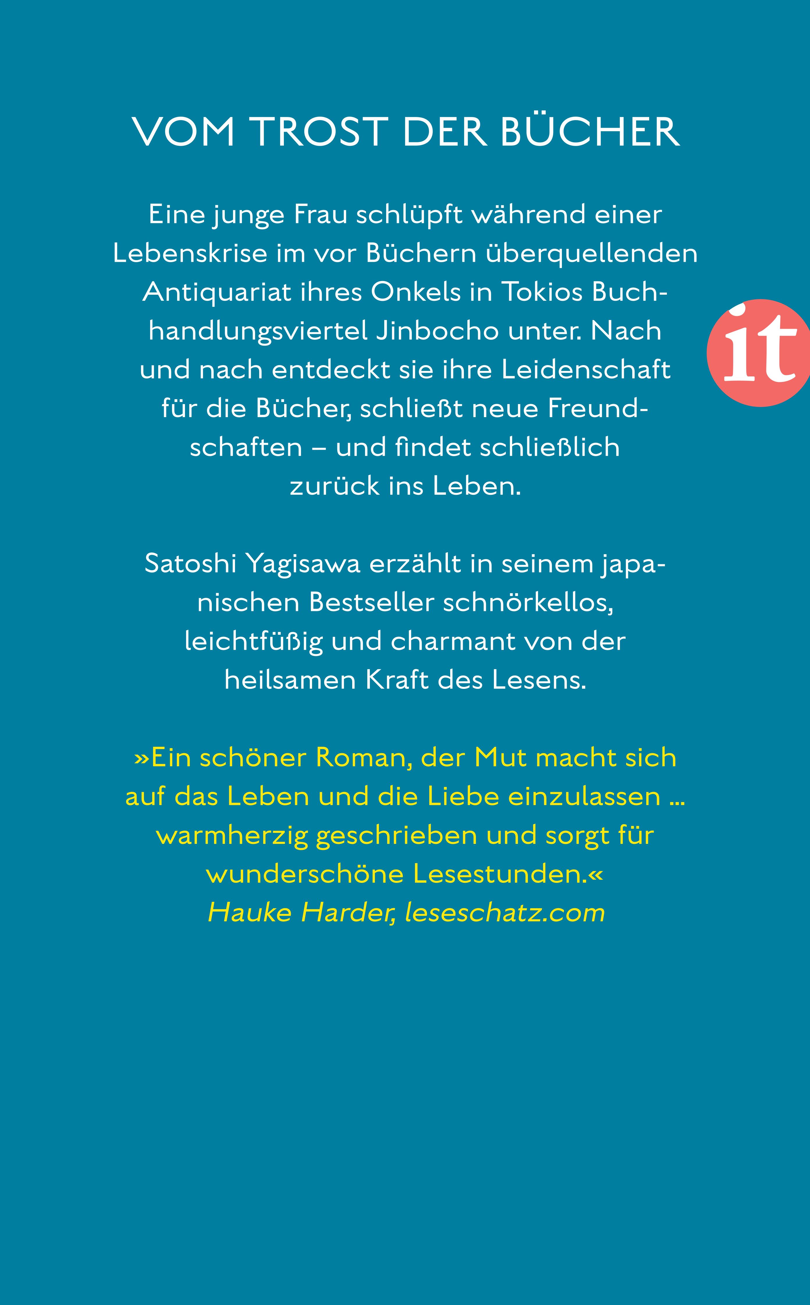 Rückseitencover Die Tage in der Buchhandlung Morisaki