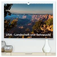 USA – Landschaft und Sehnsucht (hochwertiger Premium Wandkalender 2025 DIN A2 quer), Kunstdruck in Hochglanz