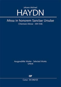 Missa in honorem Sanctae Ursulae (Klavierauszug)