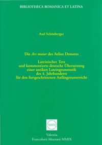 Die Ars maior des Aelius Donatus