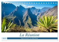 La Réunion - Impressionen von Rolf Dietz (Tischkalender 2025 DIN A5 quer), CALVENDO Monatskalender