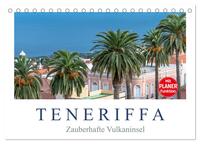 TENERIFFA - Zauberhafte Vulkaninsel (Tischkalender 2025 DIN A5 quer), CALVENDO Monatskalender