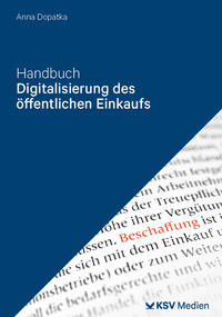 Vorderes Coverbild Handbuch Digitalisierung des öffentlichen Einkaufs