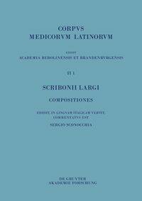 Scribonii Largi Compositiones