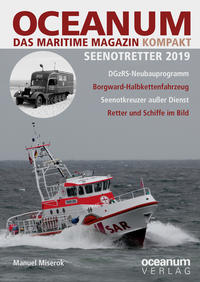 Vorderes Coverbild OCEANUM, das maritime Magazin KOMPAKT Seenotretter 2019