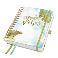 SIGEL J6606 Spiral-Kalender Jolie 2026, ca. A5, , hellblau, gold, weiß