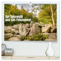 Der Odenwald und das Felsenmeer (hochwertiger Premium Wandkalender 2025 DIN A2 quer), Kunstdruck in Hochglanz