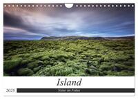 Island - Natur im Fokus (Wandkalender 2025 DIN A4 quer), CALVENDO Monatskalender