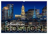Stadtansichten aus Boston (Wandkalender 2025 DIN A2 quer), CALVENDO Monatskalender