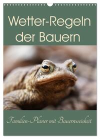 Wetter-Regeln der Bauern (Wandkalender 2026 DIN A3 hoch), CALVENDO Monatskalender