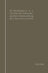 Vorderes Coverbild Technik der mikroskopischen Untersuchung des Nervensystems