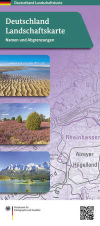 Vorderes Coverbild Deutschland Landschaftskarte