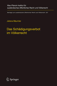 Das Schädigungsverbot im Völkerrecht