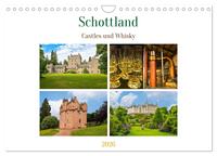 Schottland - Castles und Whisky (Wandkalender 2026 DIN A4 quer), CALVENDO Monatskalender