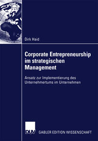 Vorderes Coverbild Corporate Entrepreneurship im strategischen Management