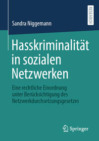 Vorderes Coverbild Hasskriminalität in sozialen Netzwerken