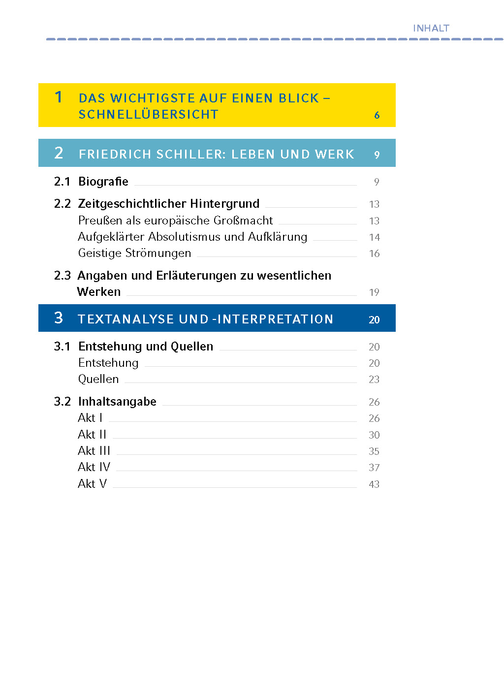 Beispielinhalt (Bild) Die Räuber von Friedrich Schiller - Textanalyse und Interpretation