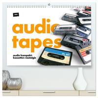 Audio Tapes (hochwertiger Premium Wandkalender 2026 DIN A2 quer), Kunstdruck in Hochglanz