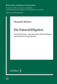 Vorderes Coverbild Die Naturalobligation