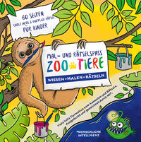 Mal- und Rätselspaß Zoo-Tiere