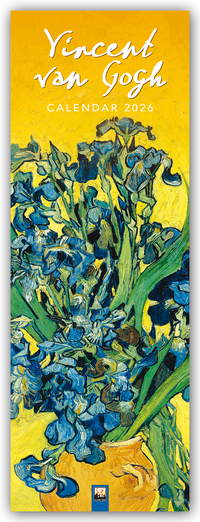 Vincent van Gogh – Slimline-Kalender 2026 – Original Flame Tree Publishing-Kalender Slimeline [Kalender]