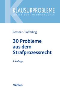 Vorderes Coverbild 30 Probleme aus dem Strafprozessrecht