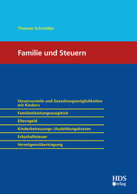 Vorderes Coverbild Familie und Steuern