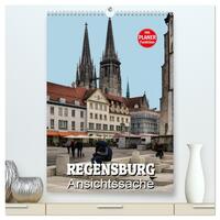 Regensburg - Ansichtssache (hochwertiger Premium Wandkalender 2026 DIN A2 hoch), Kunstdruck in Hochglanz